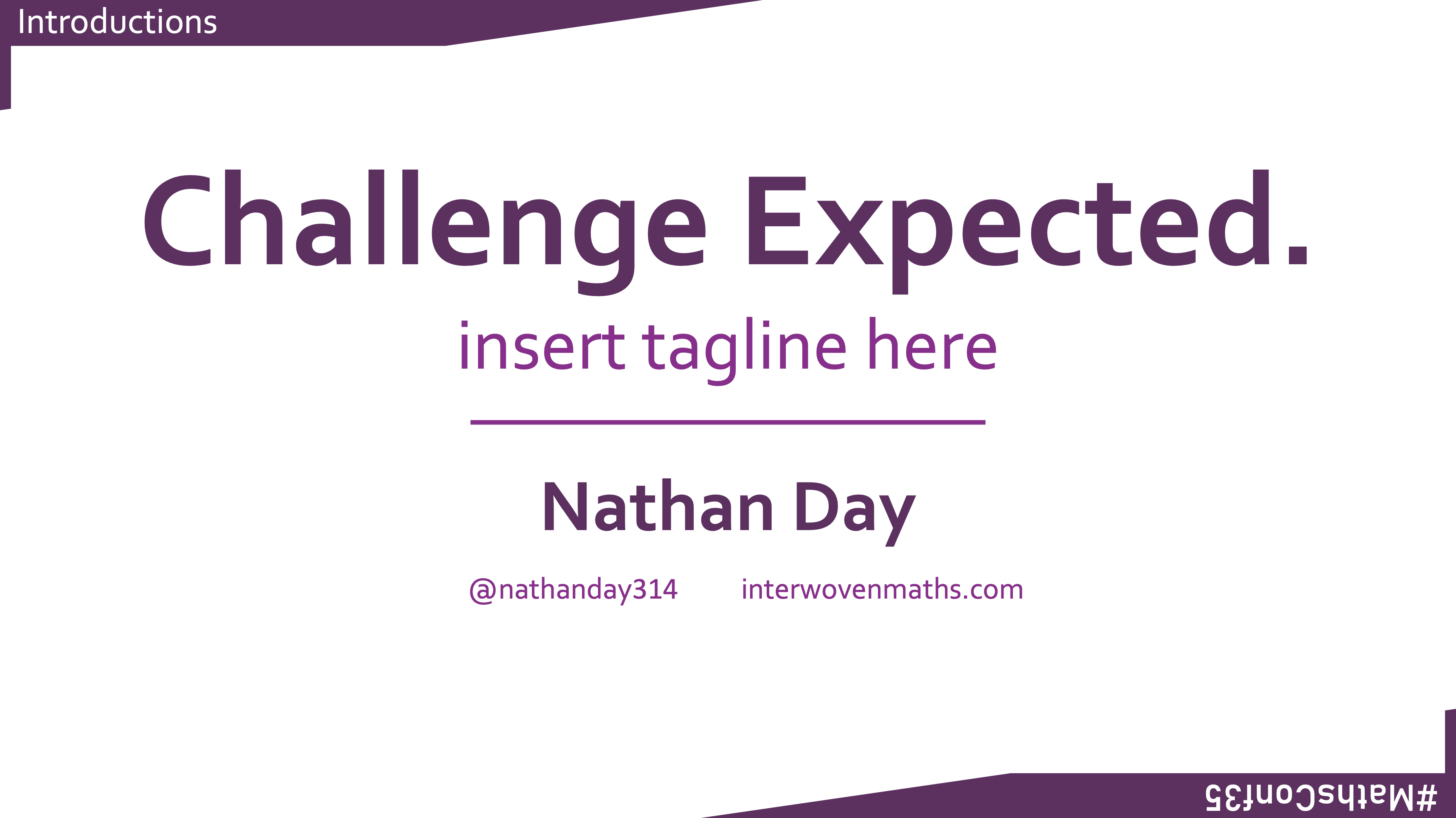 Preview of Challenge Expected