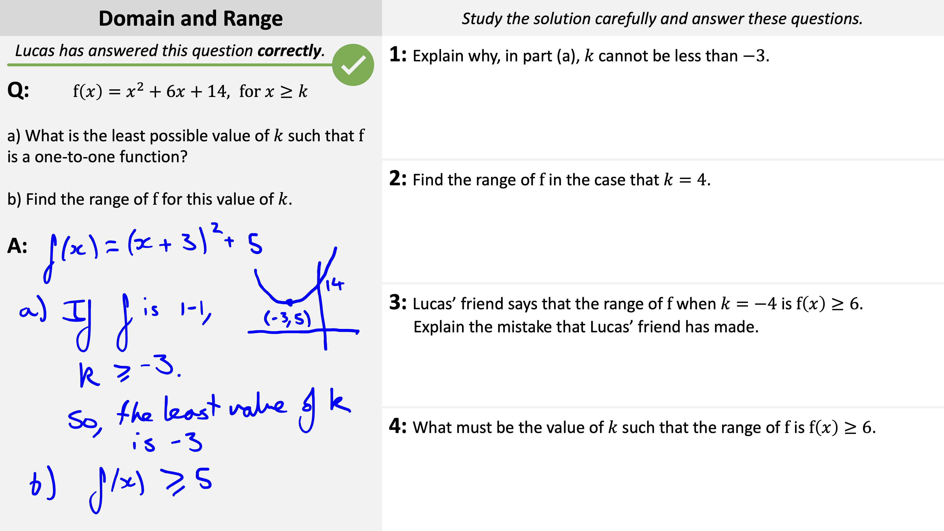 Preview of Domain and Range