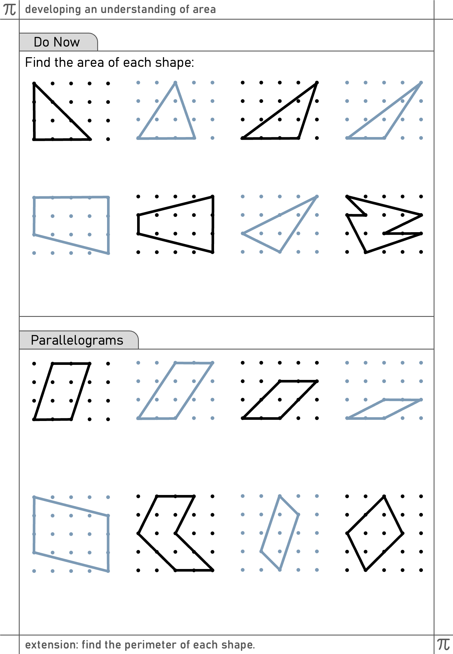 Dotty Areas task page 2