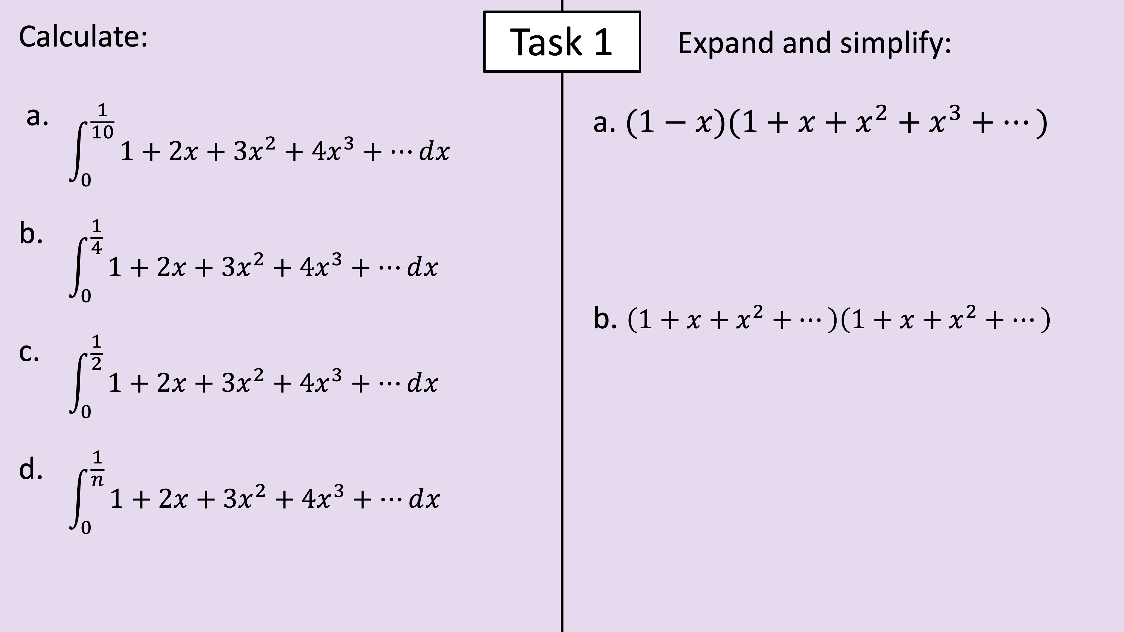 Preview of Introducing Geometric Series