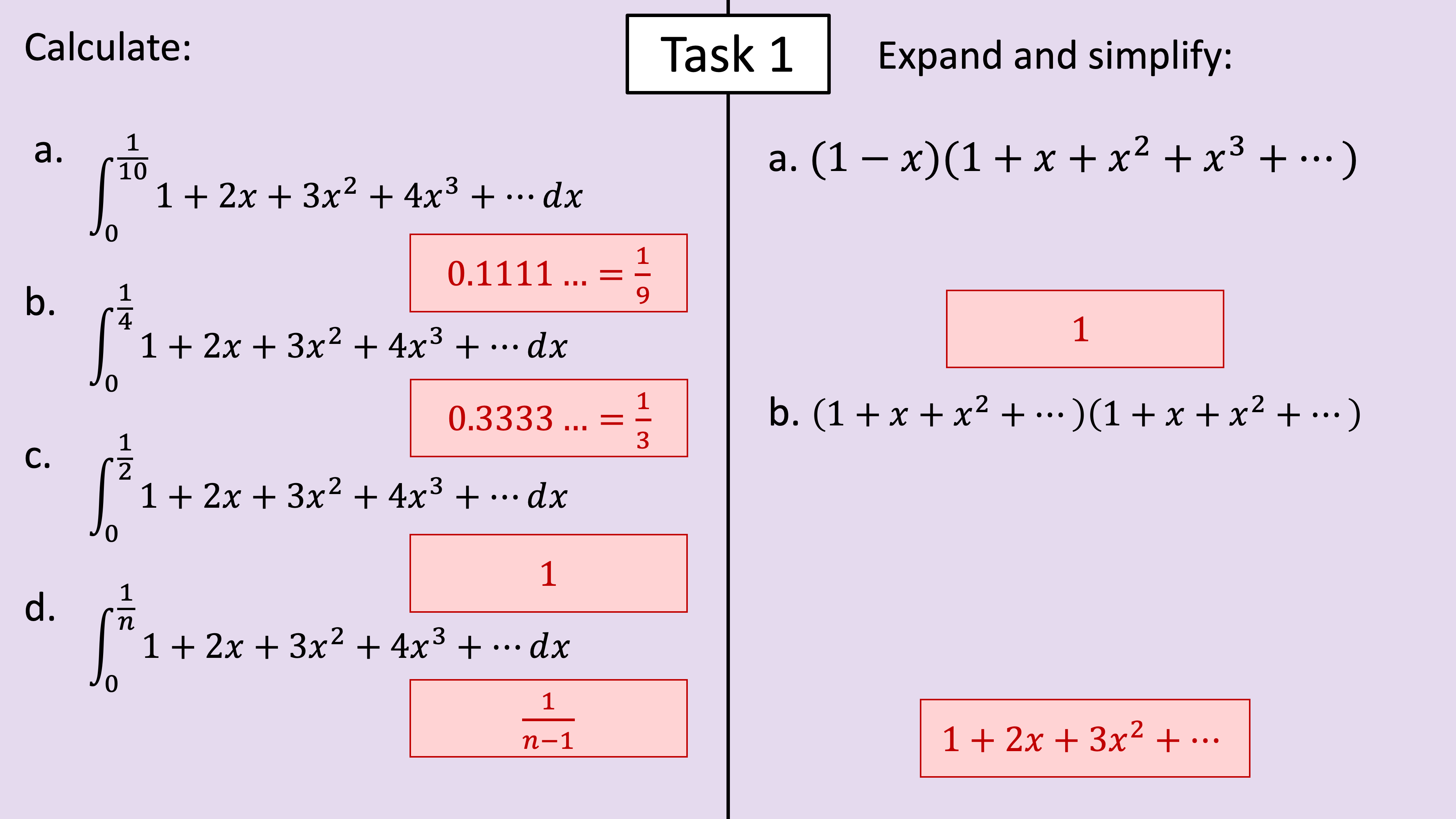 Preview of Introducing Geometric Series