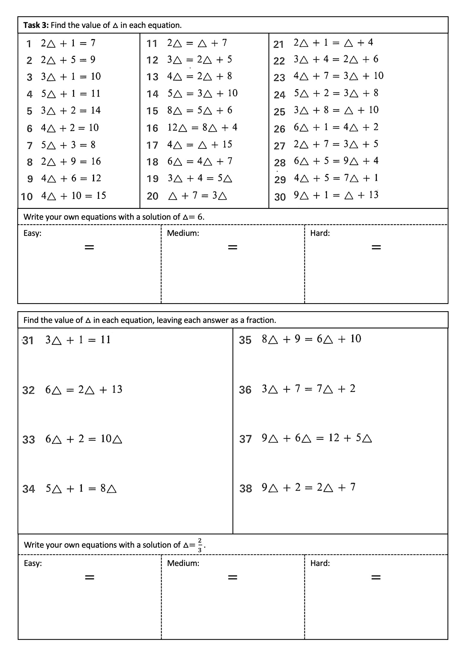 Preview of Heylings Solving Equations