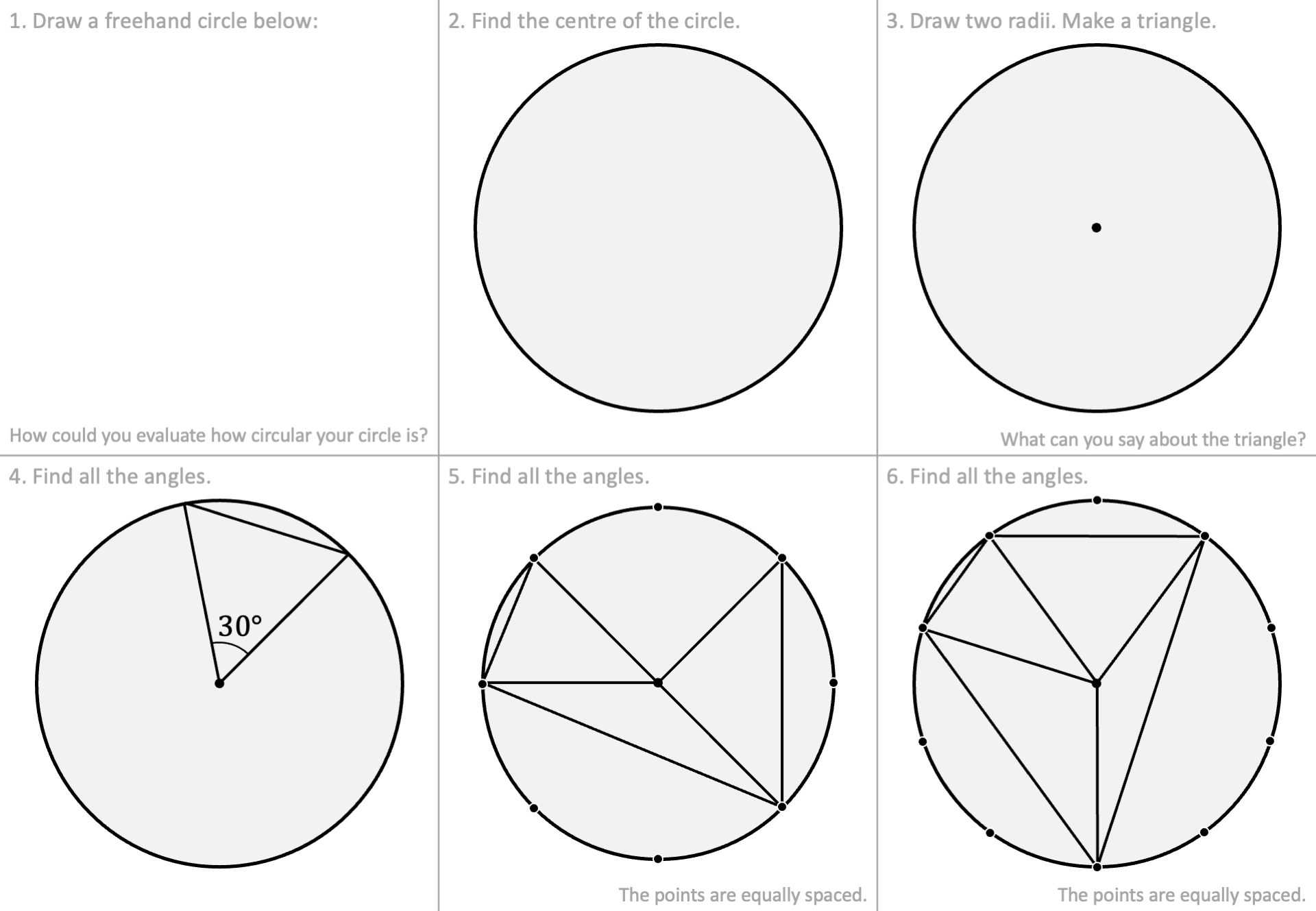 Preview of Introducing Circle Theorems