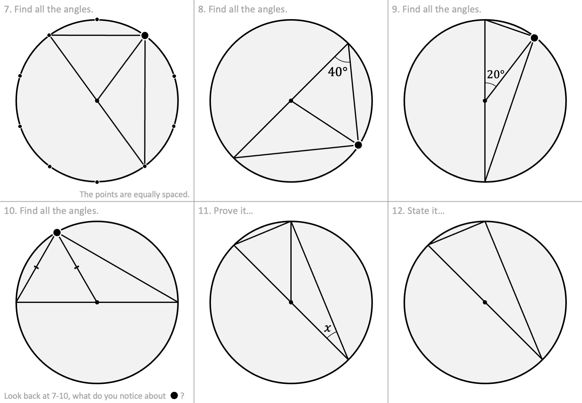 Preview of Introducing Circle Theorems