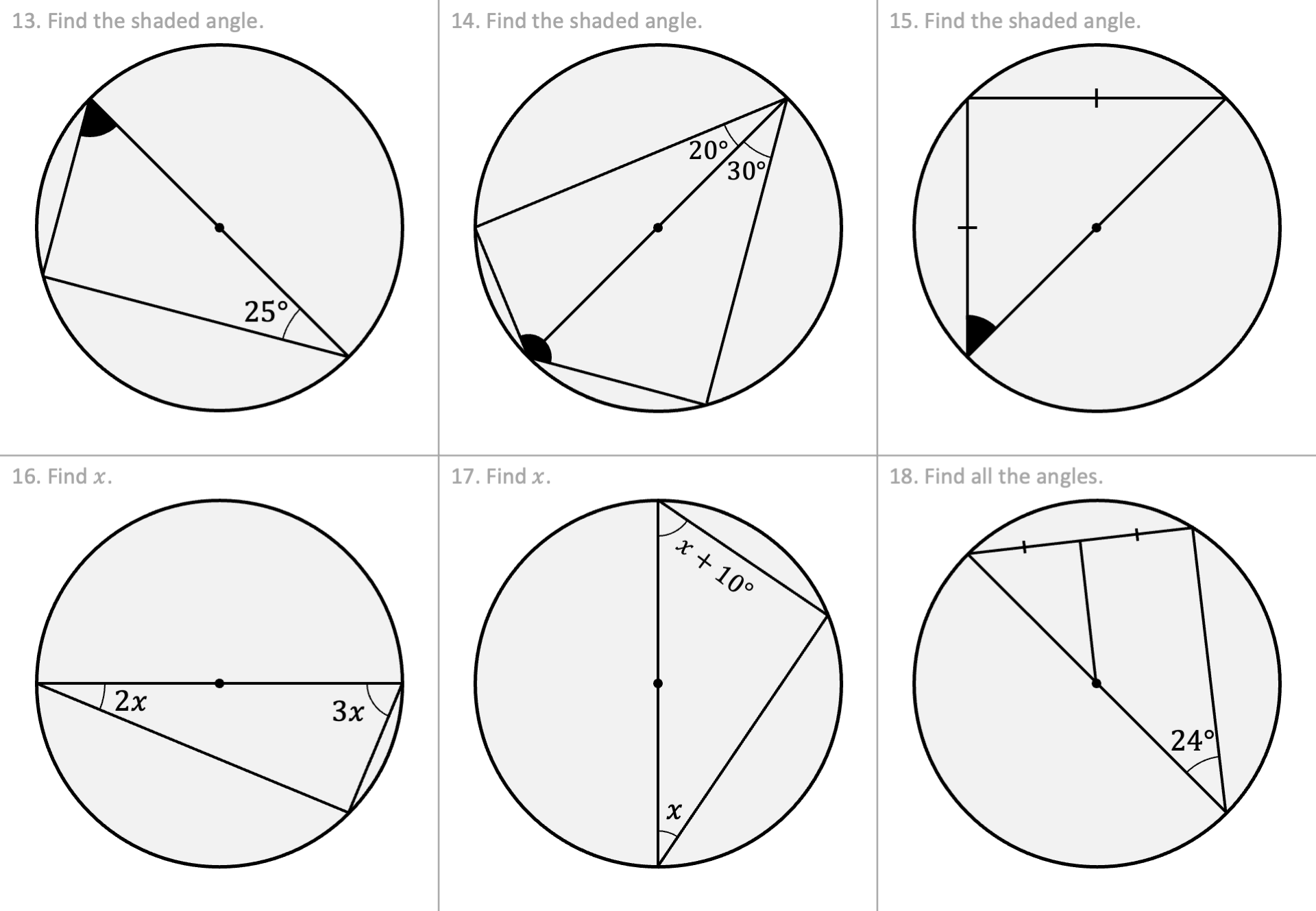Preview of Introducing Circle Theorems