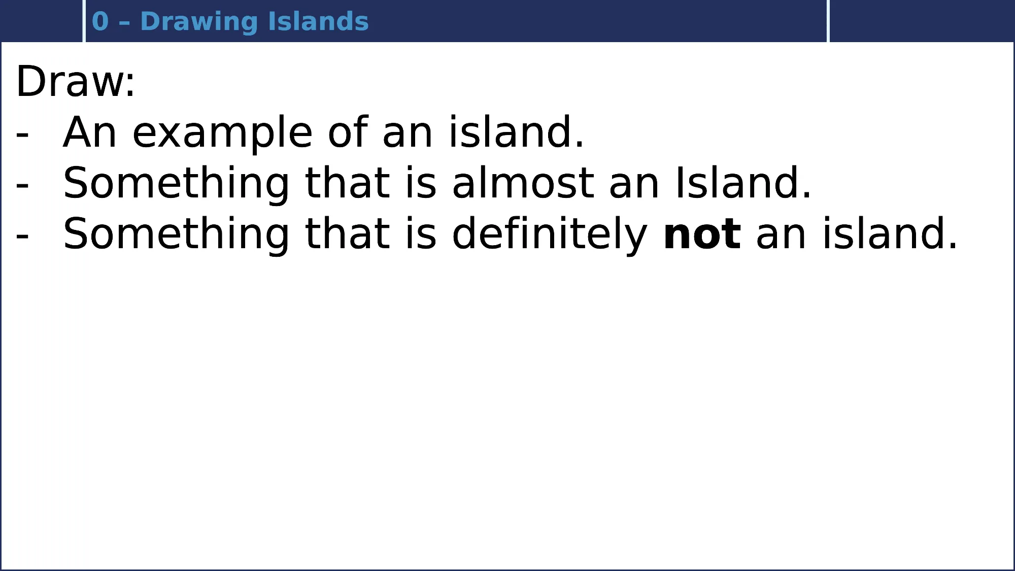 Island prompt 0