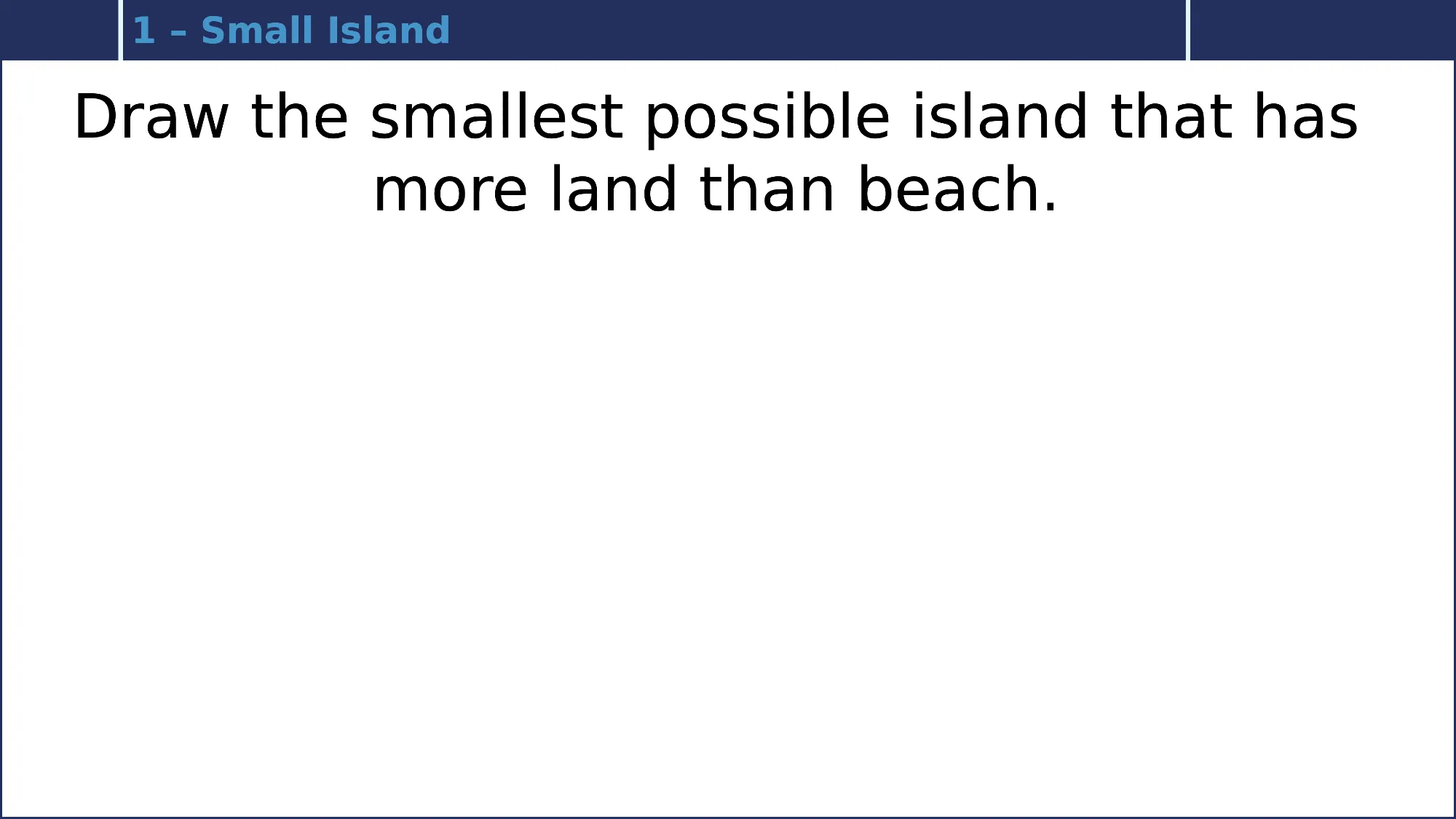 Island prompt 1