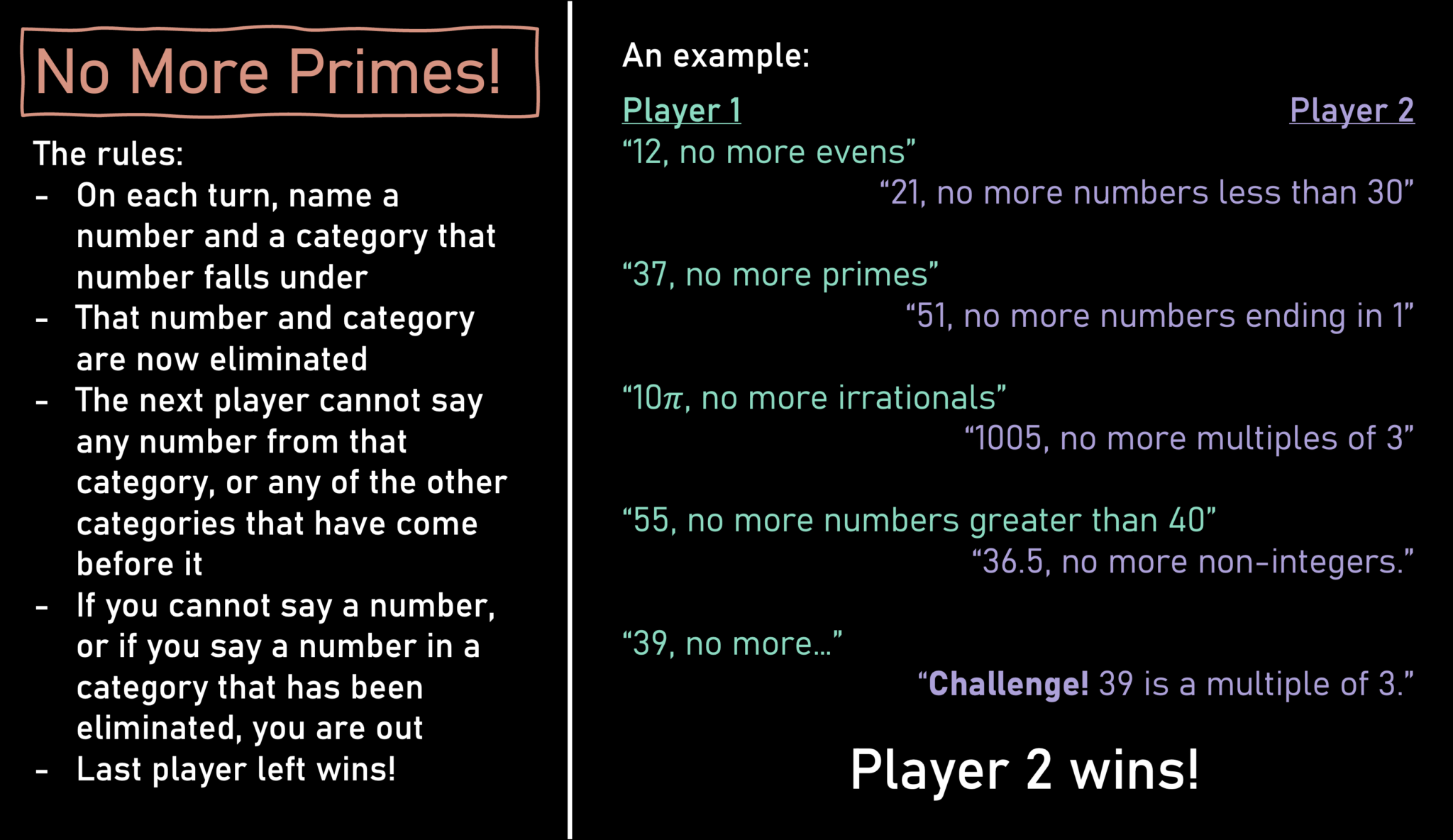 Preview of No More Primes