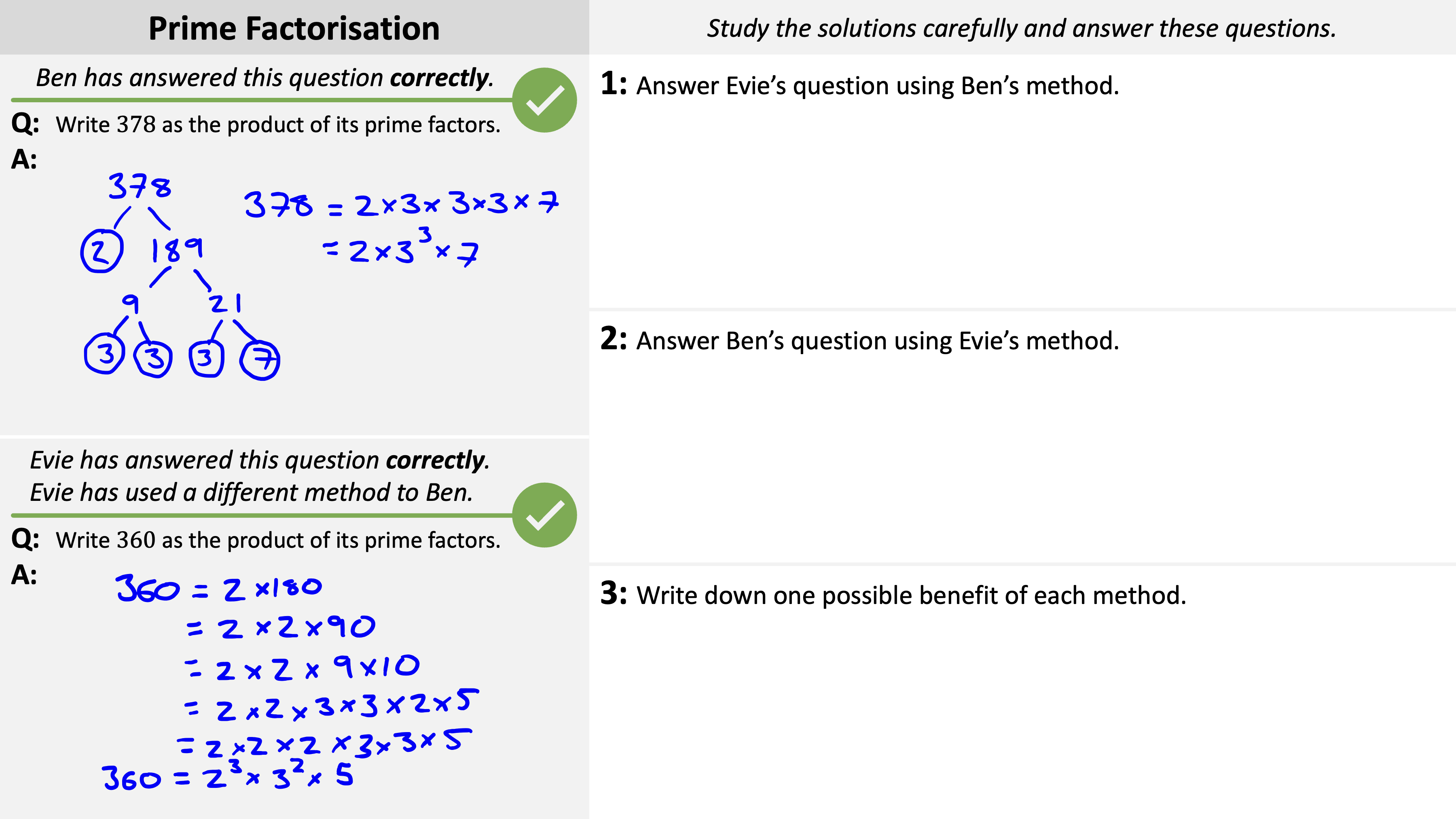 Preview of Prime Factorisation