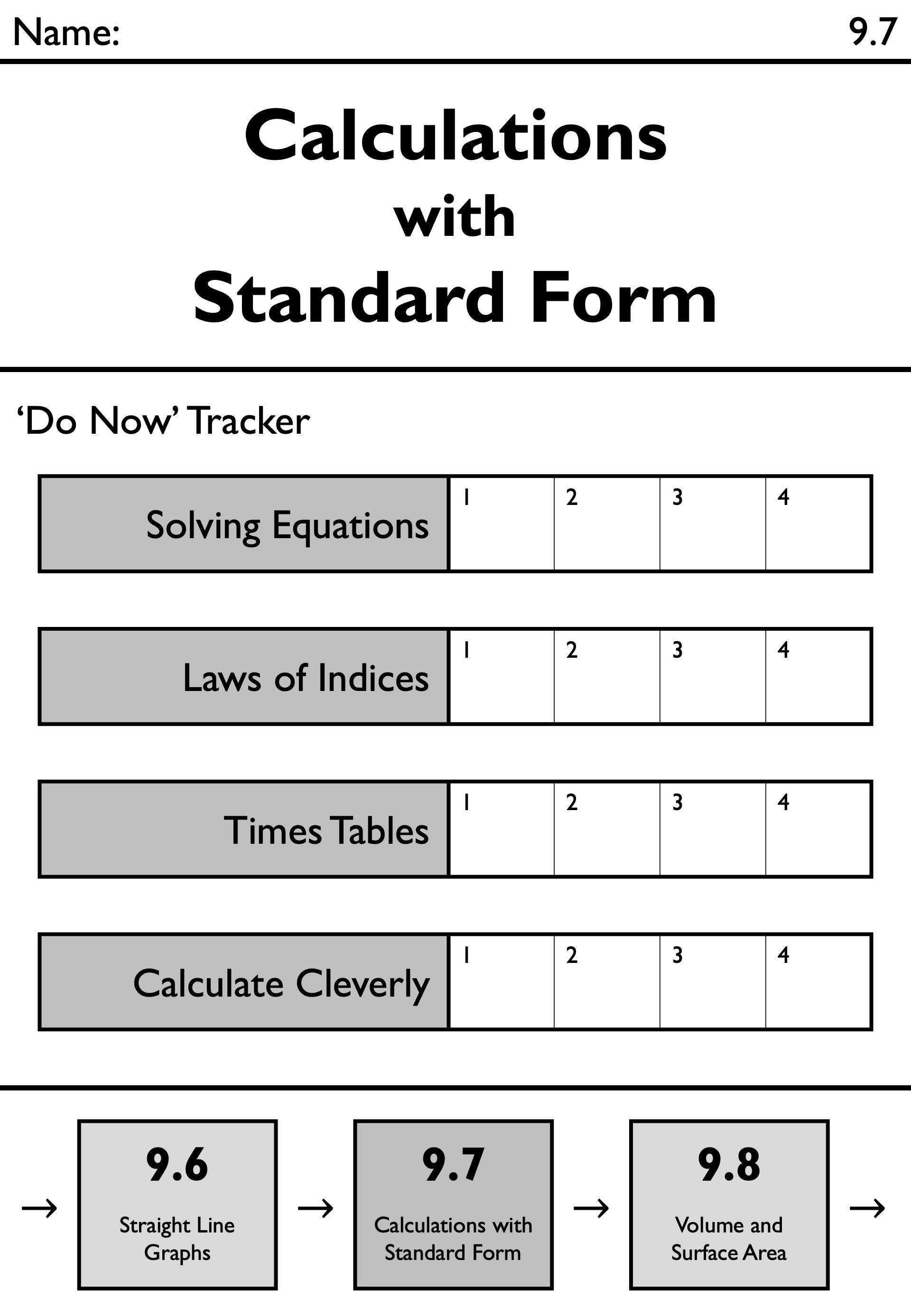 Preview of Calculations with Standard Form