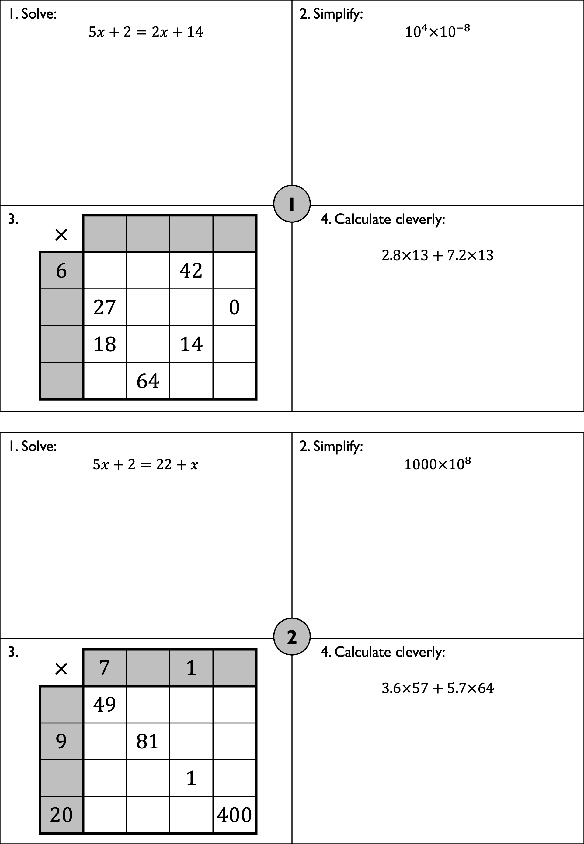 Preview of Calculations with Standard Form