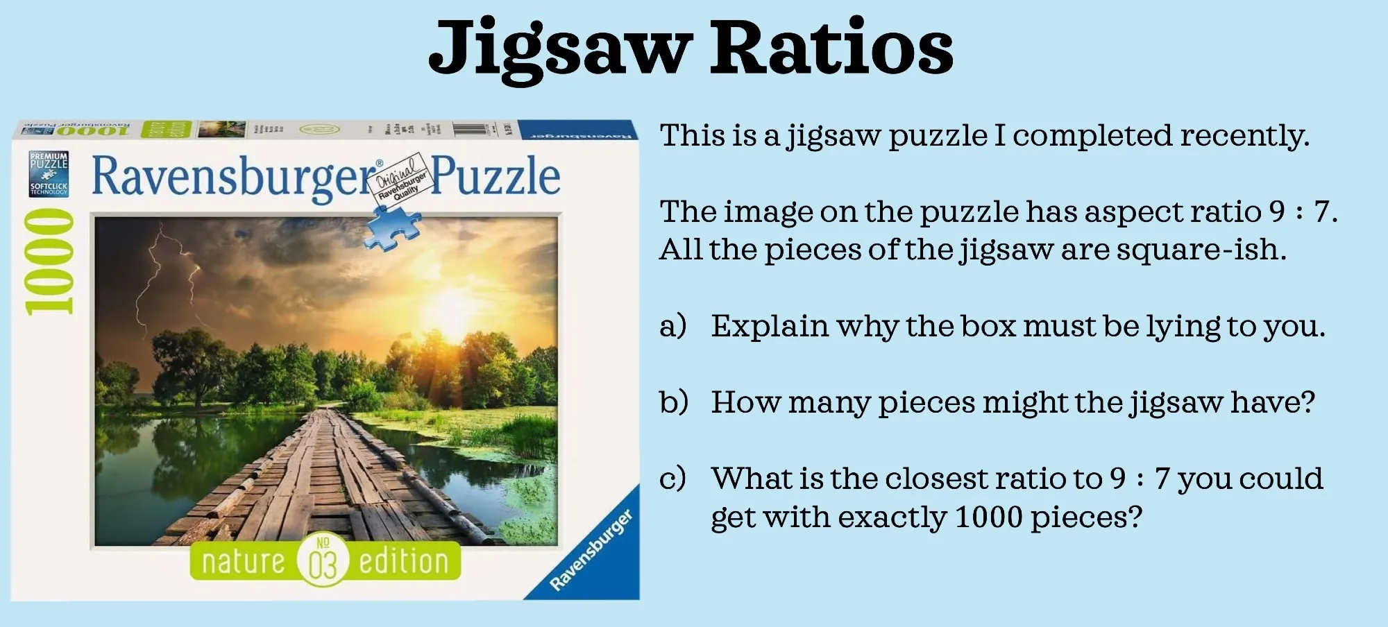 Jigsaw Ratios