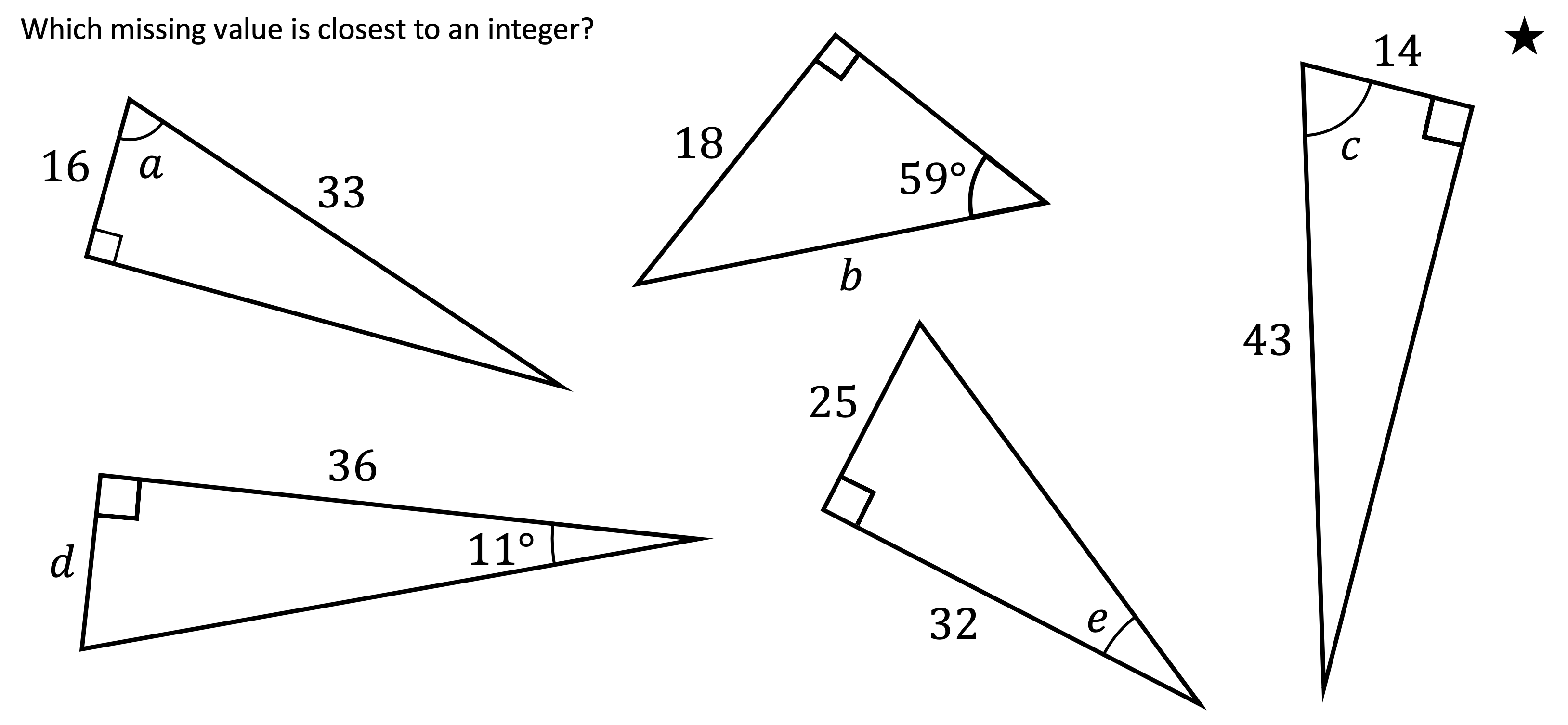 Right-angled Trig