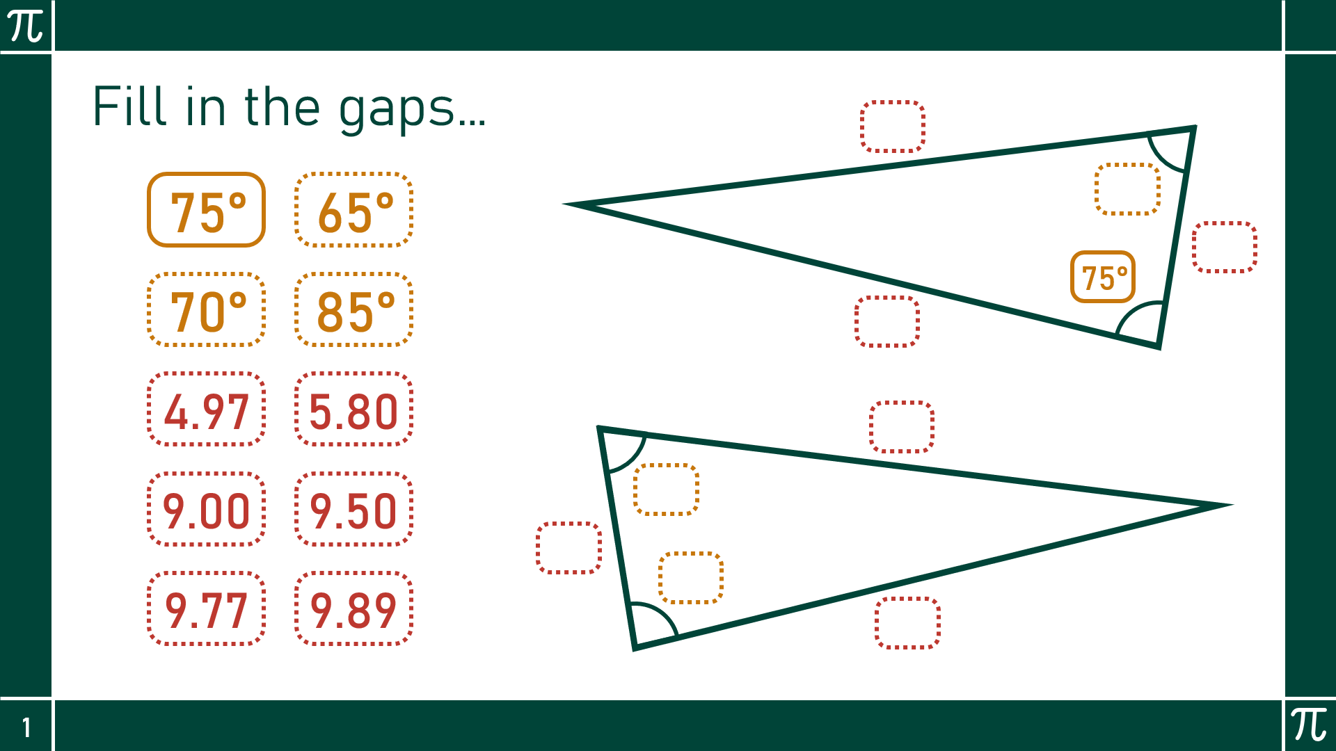 Sine and Cosine Rule