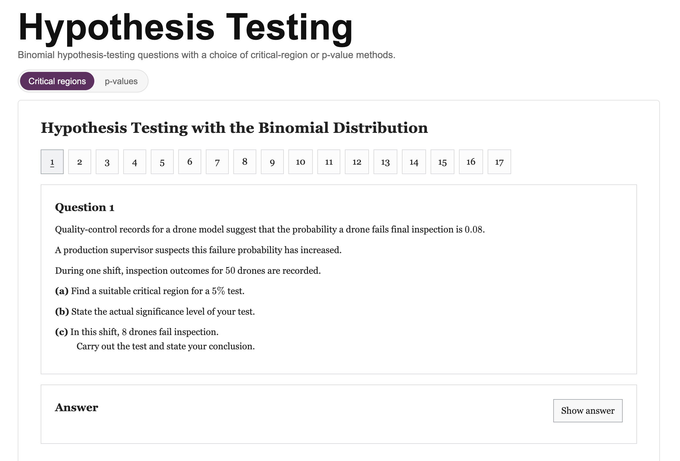 Preview of Hypothesis Testing